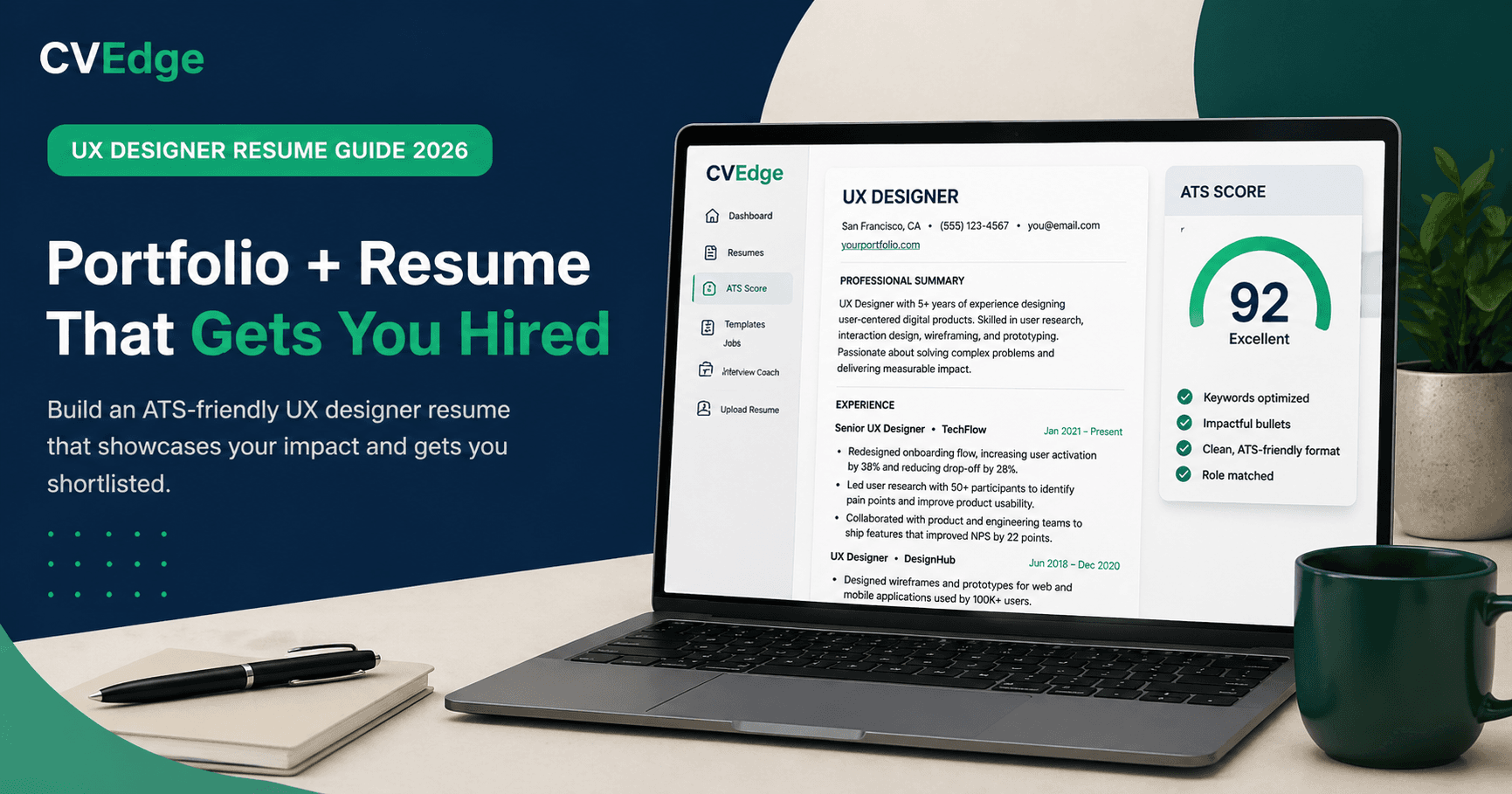 UX Designer Resume Guide 2026 UX Designer Resume Guide 2026
